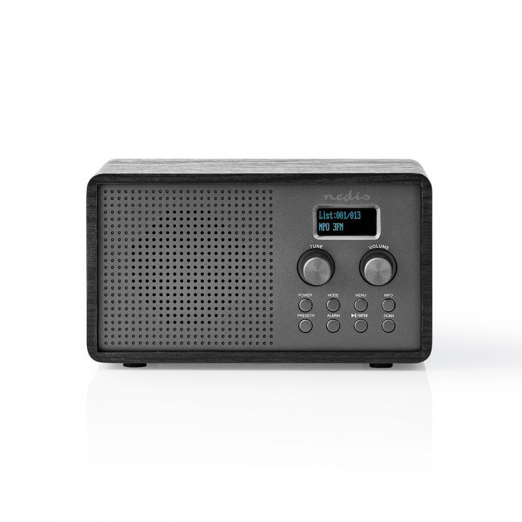 Nedis DAB+ Radio | Bordsdesign | DAB+ / FM | 1.3 