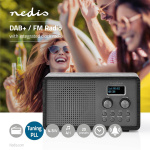 Nedis DAB+ Radio | Bordsdesign | DAB+ / FM | 1.3 
