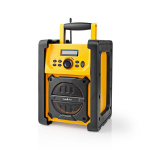 Nedis FM-radio | Radio på Arbetsplatsen | FM | Batteridriven / Strömadapter | Digital | 15 W | Skärmstorlek: 2.2 