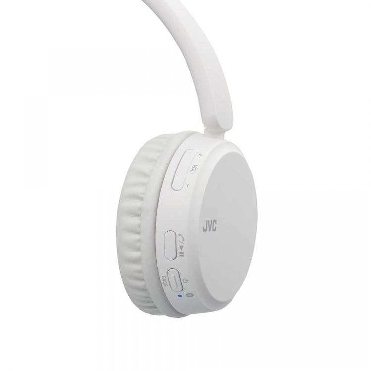 JVC Hörlur On-Ear Wireless HA-S35BT Vit
