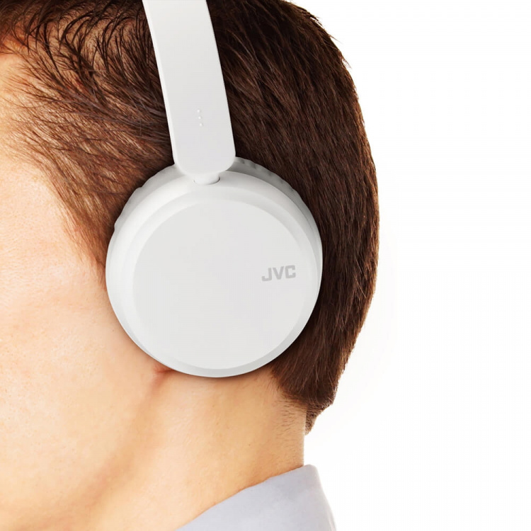 JVC Hörlur On-Ear Wireless HA-S35BT Vit