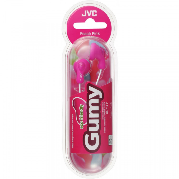JVC Hörlur F14 Gumy In-Ear Rosa