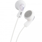 JVC Hörlur F14 Gumy In-Ear Vit