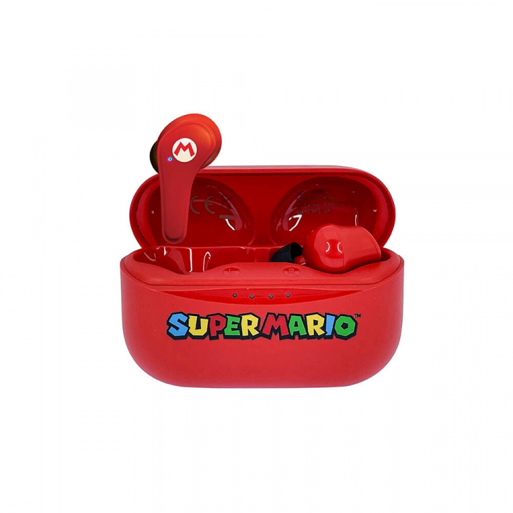 Super Mario Hörlur In-Ear TWS Röd Super Mario Hörlur In-Ear TWS Röd