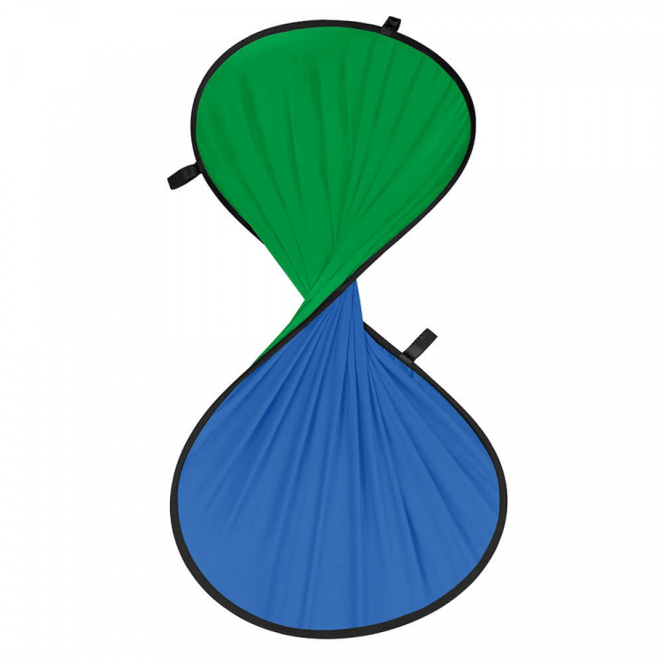 Hama Hopfällbar Bakgrund 2-i-2 Grön/Blå 150x200 cm Hama Hopfällbar Bakgrund 2-i-2 Grön/Blå 150x200 cm