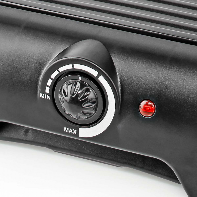 Nedis Gourmet / Raclette | Grill | 6 Personer | Spatel | Temperaturinställning | Non-stick beläggning | Rektangel