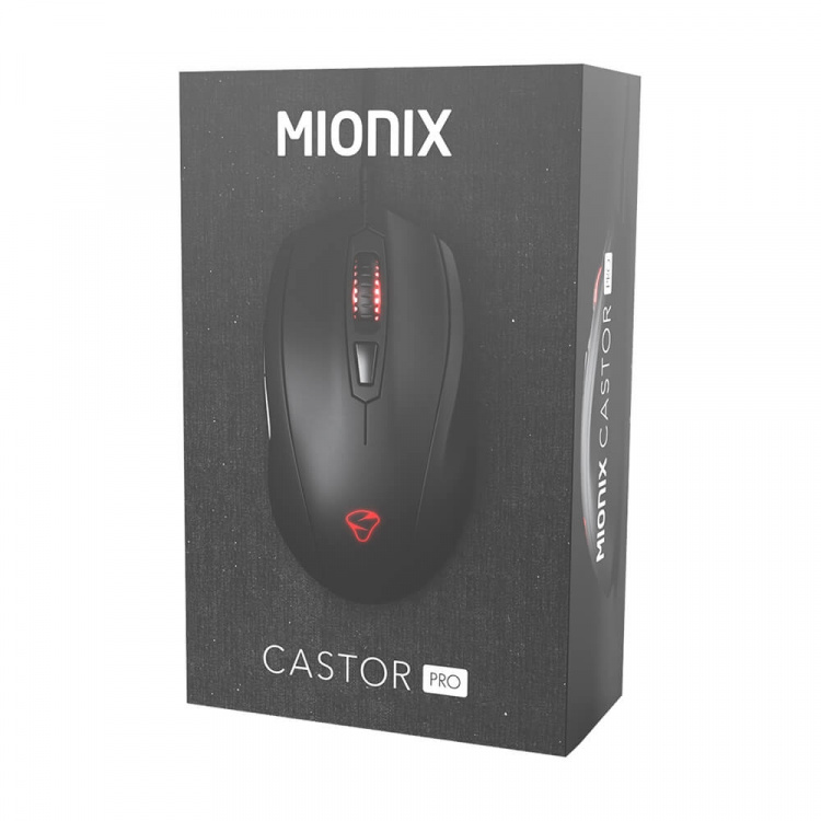 Mionix Gamingmus Castor Pro Svart