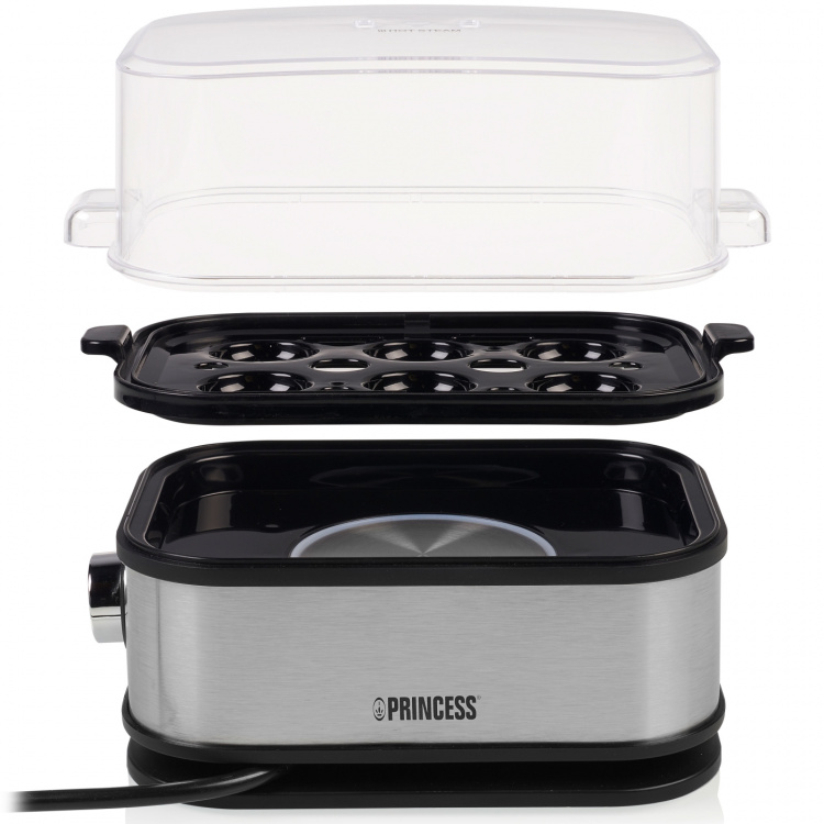 Princess Äggkokare 6ägg 400Watt Rostfritt stål Princess Äggkokare 6ägg 400Watt Rostfritt stål