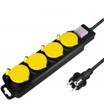 LogiLink Grenuttag 4-vägs med brytare Utomhusbruk IP44 LogiLink Grenuttag 4-vägs med brytare Utomhusbruk IP44