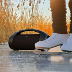 Nedis Bluetooth® Party Boombox | 6 timmar | 2.0 | 150 W | Uppspelning av media: AUX / USB | IPX5 | Synkroniseringsbar | Bärhandtag | Festljus | Svart