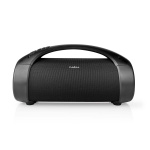 Nedis Bluetooth® Party Boombox | 6 timmar | 2.0 | 150 W | Uppspelning av media: AUX / USB | IPX5 | Synkroniseringsbar | Bärhandtag | Festljus | Svart