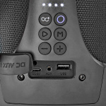 Nedis Bluetooth® Party Boombox | 6 timmar | 2.0 | 150 W | Uppspelning av media: AUX / USB | IPX5 | Synkroniseringsbar | Bärhandtag | Festljus | Svart