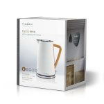 Nedis Vatten kokare | 1.7 l | Soft-Touch | Vit | Roterbar 360 grader | Dolt värmeelement | Strix® kontroll | Koka-tort funktion