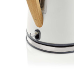 Nedis Vatten kokare | 1.7 l | Soft-Touch | Vit | Roterbar 360 grader | Dolt värmeelement | Strix® kontroll | Koka-tort funktion