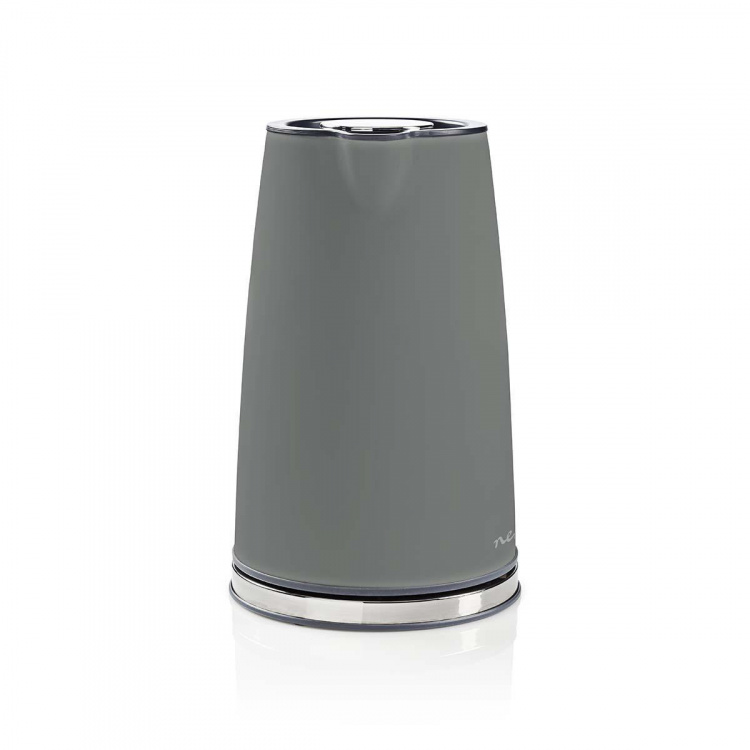 Nedis Vatten kokare | 1.7 l | Soft-Touch | Grå | Roterbar 360 grader | Dolt värmeelement | Strix® kontroll | Koka-tort funktion Nedis Vatten kokare | 1.7 l | Soft-Touch | Grå | Roterbar 360 grader | Dolt värmeelement | Strix® kontroll | Koka-tort funktion