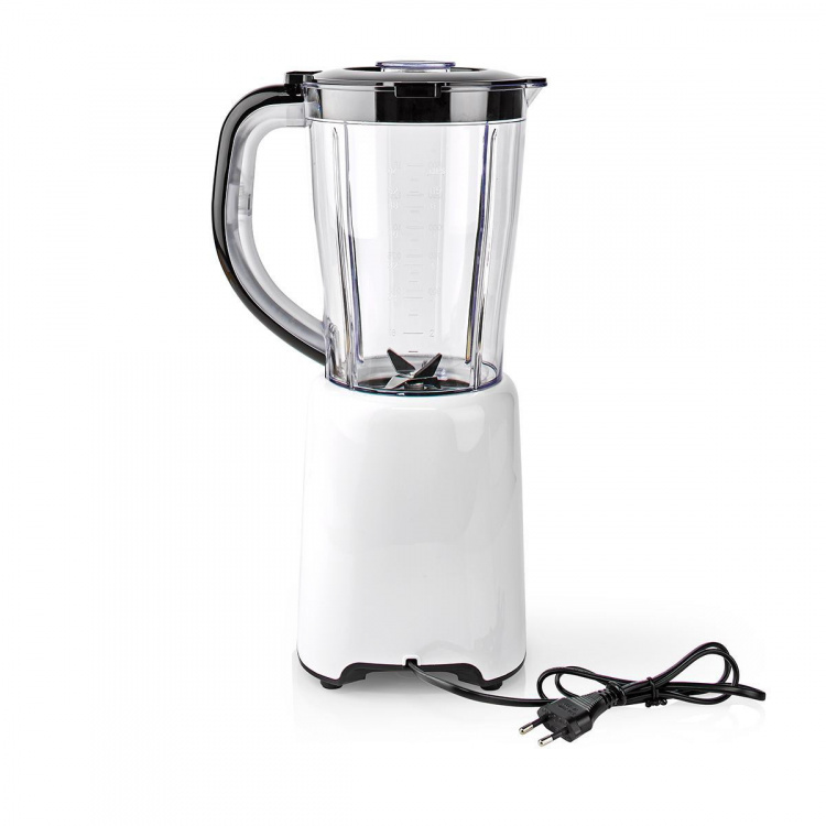 Nedis Blender | 800 W | 1.5 l | Plast | 2 hastighetsinställning | Vit Nedis Blender | 800 W | 1.5 l | Plast | 2 hastighetsinställning | Vit