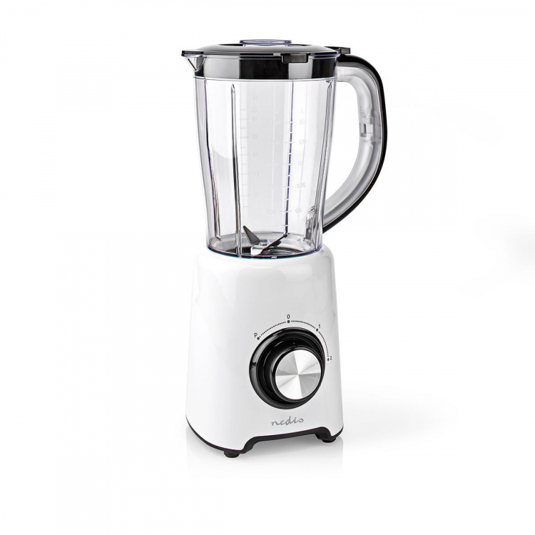 Nedis Blender | 800 W | 1.5 l | Plast | 2 hastighetsinställning | Vit Nedis Blender | 800 W | 1.5 l | Plast | 2 hastighetsinställning | Vit