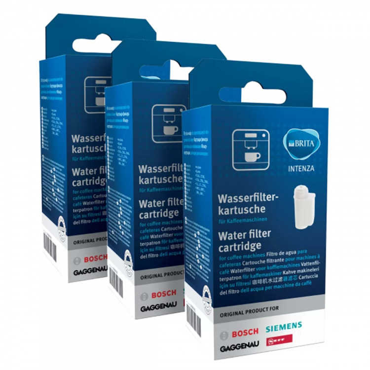 bosch Brita Intenza vattenfilter för helautomatiska kaffemaskiner - 3 st