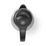 Nedis Vatten kokare | 1.7 l | Rostfritt stål | Aluminium / Svart | Roterbar 360 grader | Dolt värmeelement | Strix® kontroll | Koka-tort funktion Nedis Vatten kokare | 1.7 l | Rostfritt stål | Aluminium / Svart | Roterbar 360 grader | Dolt värmeelement | Strix® kontroll | Koka-tort funktion