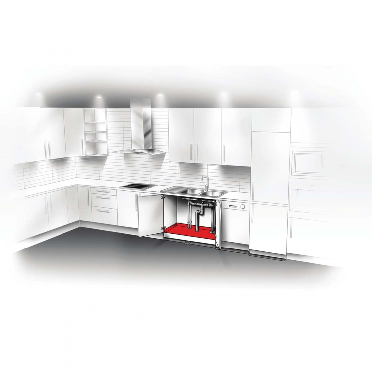 Tollco Bänkskåpsinsats Universal 60 cm