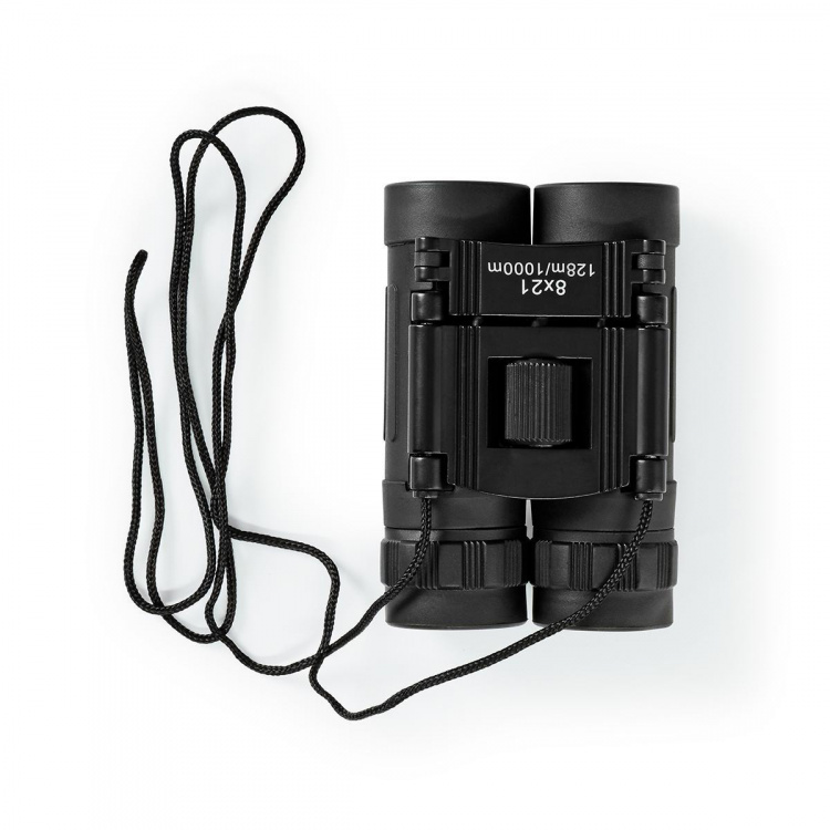 Nedis Binocular | Förstoring: 8 x | Objektivlinsdiameter: 21 mm | Synfält: 128 m | Resväska ingår | Svart