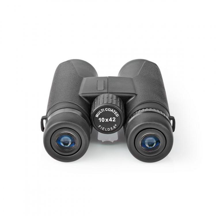 Nedis Binocular | Förstoring: 10 x | Objektivlinsdiameter: 42 mm | Synfält: 96 m | Resväska ingår | Svart