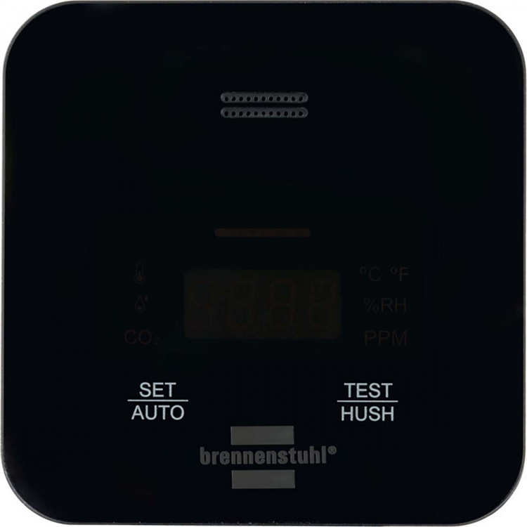 CO2-mätare C2M L 4050 / Övervakning av luftkvalitet (med display och akustisk signal, med inbyggt batteri, upp till 12 timmars drift)