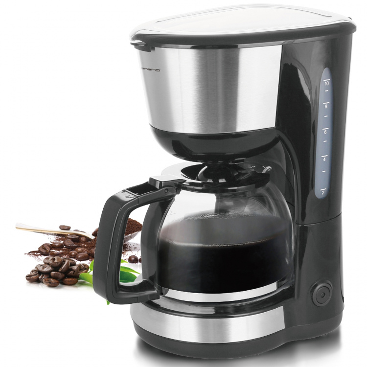 Emerio Kaffebryggare 1000Watt 1,25l rostfri Emerio Kaffebryggare 1000Watt 1,25l rostfri