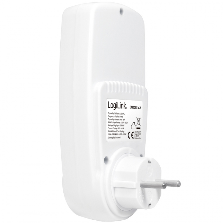 LogiLink Energimätare med kostnadsberäkning Premium