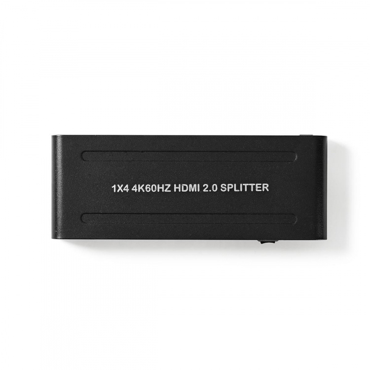 Nedis HDMI ™ Splitter | 4-Port port(s) | 4x HDMI™ Output | 4K@60Hz | 18 Gbps | Metall | Antracit