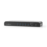 Nedis HDMI ™ Splitter | 4-Port port(s) | HDMI™ ingång | 4x HDMI™ Output | 4K@60Hz | 18 Gbps | Metall | Antracit