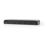 Nedis HDMI ™ Splitter | 4-Port port(s) | HDMI™ ingång | 4x HDMI™ Output | 4K@60Hz | 18 Gbps | Metall | Antracit