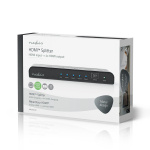 Nedis HDMI ™ Splitter | 4-Port port(s) | HDMI™ ingång | 4x HDMI™ Output | 4K@60Hz | 18 Gbps | Metall | Antracit