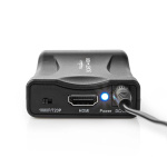 Nedis HDMI ™ Omvandlare | SCART Hona | HDMI™ utgång | Envägs | 1080p | 1.2 Gbps | ABS | Svart
