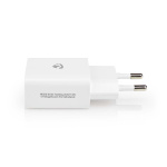 Nedis Väggladdare | 12 W | Snabbladdnings funktion | 1x 2.4 A A | Antal utgångar: 1 | USB-A | Lightning 8-Pin (Lös) Kabel | 1.00 m | Single Voltage Output | Vit Nedis Väggladdare | 12 W | Snabbladdnings funktion | 1x 2.4 A A | Antal utgångar: 1 | USB-A | Lightning 8-Pin (Lös) Kabel | 1.00 m | Single Voltage Output | Vit