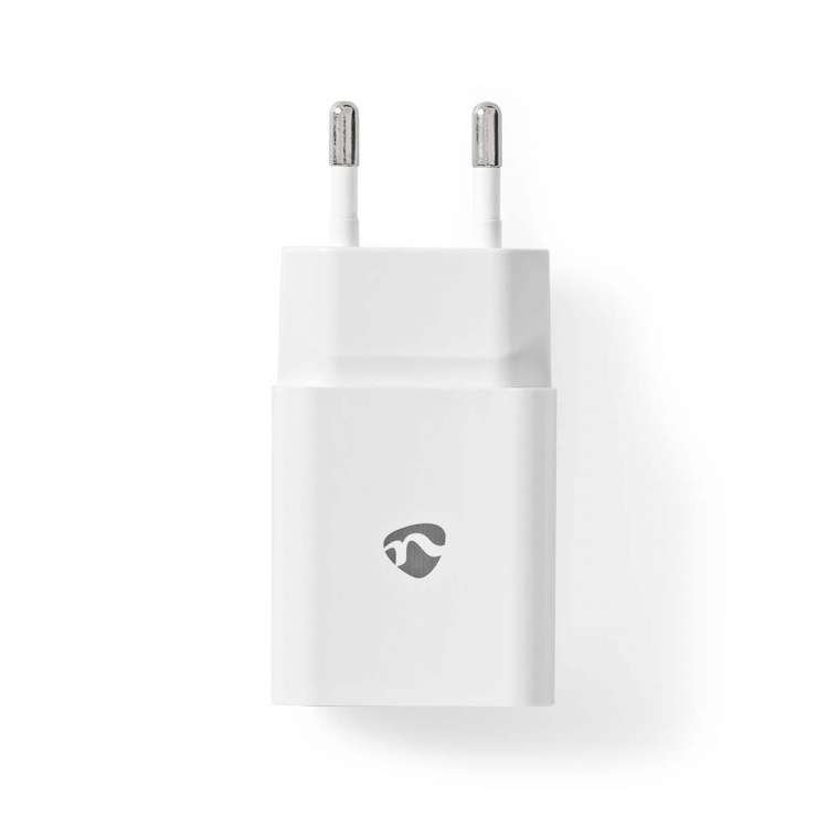Nedis Väggladdare | 12 W | Snabbladdnings funktion | 1x 2.4 A A | Antal utgångar: 1 | USB-A | Lightning 8-Pin (Lös) Kabel | 1.00 m | Single Voltage Output | Vit Nedis Väggladdare | 12 W | Snabbladdnings funktion | 1x 2.4 A A | Antal utgångar: 1 | USB-A | Lightning 8-Pin (Lös) Kabel | 1.00 m | Single Voltage Output | Vit