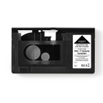 Nedis VHS Omvandlare | Omvandling: VHS-C till VHS | Plug and play | Svart