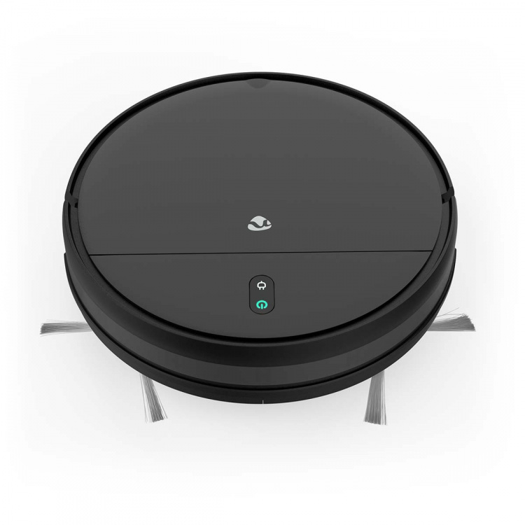 Nedis SmartLife Robot Dammsugare | Slumpmässigt | Wi-Fi | Kapacitet insamlingsreservoir: 0.2 l | Automatisk laddning | Maximal användningstid: 1.8 timmar | Svart | Android™ / IOS