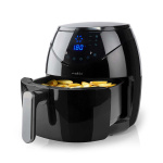 Nedis XL Air fryer| 4.6 l | Timer: 60 min | Digital | Svart