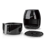 Nedis XL Air fryer| 4.6 l | Timer: 60 min | Digital | Svart