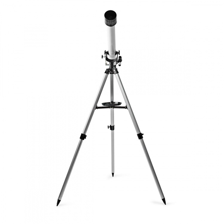 Nedis Teleskop | Bländare: 50 mm | Brännvidd: 600 mm | Finderscope: 5 x 24 | Maximal arbetshöjd: 125 cm | Tripod | Svart / Vit