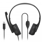 Hama Headset PC Office Stereo On-Ear HS-USB250 V2 Svart