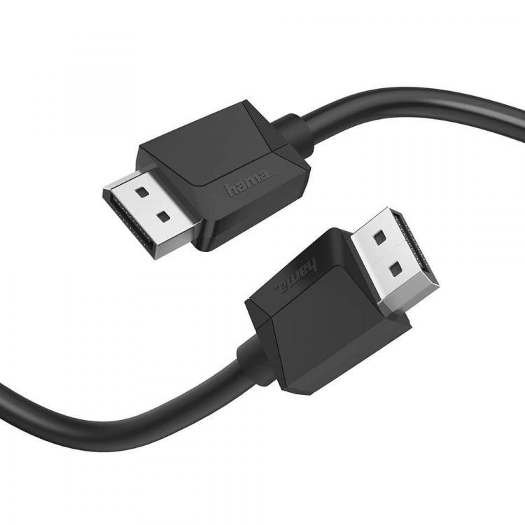 Hama Kabel DisplayPort 1.2 Ultra-HD 4K 1.5m Svart Hama Kabel DisplayPort 1.2 Ultra-HD 4K 1.5m Svart
