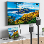 Hama Kabel DisplayPort 1.2 Ultra-HD 4K 1.5m Svart Hama Kabel DisplayPort 1.2 Ultra-HD 4K 1.5m Svart