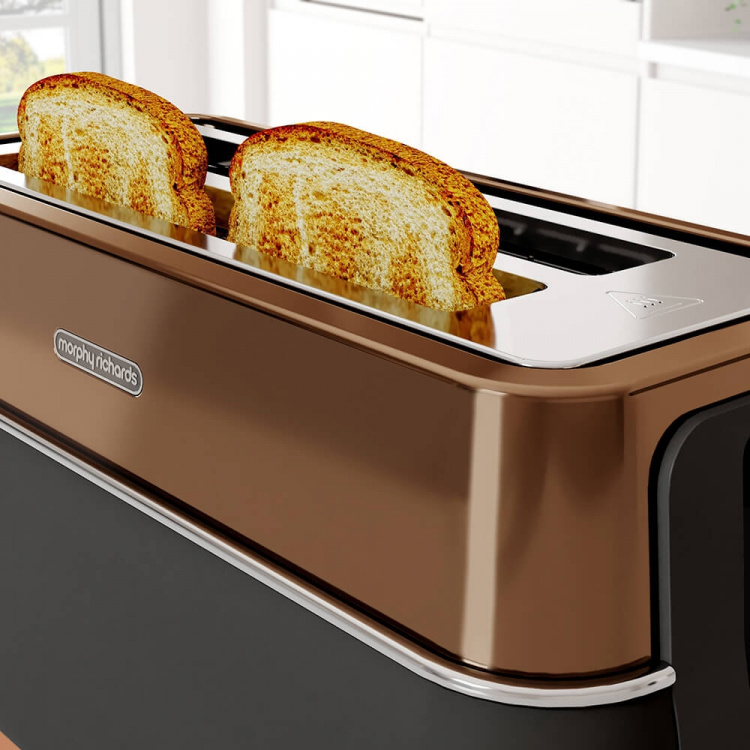 MORPHY RICHARDS Toaster Signature Long Slot Copper
