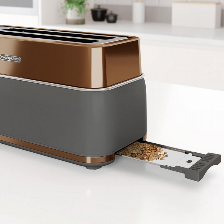 MORPHY RICHARDS Toaster Signature Long Slot Copper