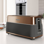 MORPHY RICHARDS Toaster Signature Long Slot Copper