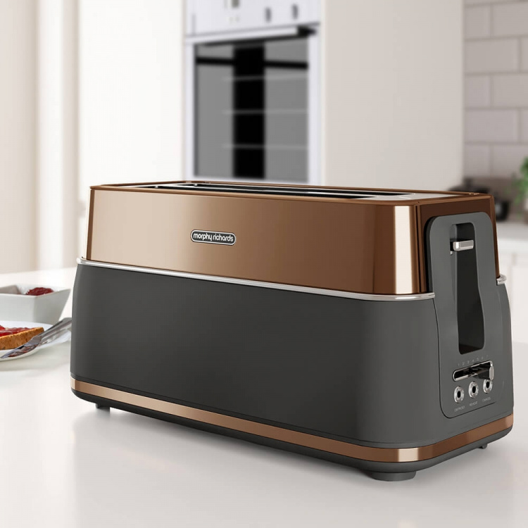 MORPHY RICHARDS Toaster Signature Long Slot Copper