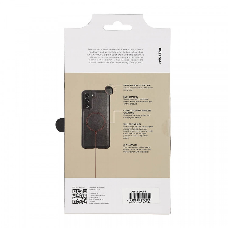 Buffalo Mobilfodral 2-i-1 3 Kortfack Svart - Samsung S21 FE 5G Buffalo Mobilfodral 2-i-1 3 Kortfack Svart - Samsung S21 FE 5G