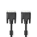 Nedis DVI-kabel | DVI-D 24+1-Pin Hane | DVI-D 24+1-Pin Hane | 2560x1600 | Nickelplaterad | 2.00 m | Rak | PVC | Svart | Kuvert